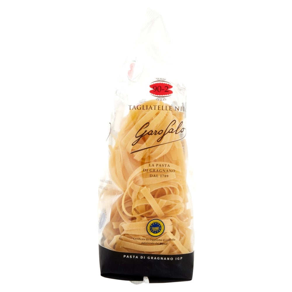 Pastificio garofalo tagliatelle nido n.90-2 pasta trafilata al bronzo 500 grammi