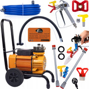 Set di Verniciatura Rosfix Strong Blue Storm SBS03 – Potente Motore 3500W, Pressione 22MPA, Flusso 18L/min