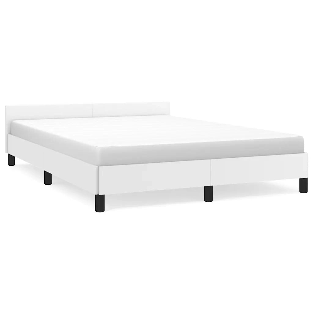 Giroletto con Testiera senza Materasso-Struttura Letto Bianco 140x200 cm 269250