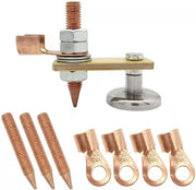 Fermoauto - Magnetico per terra - Aderenza magnetica forte - Utile in diversi scenari di laccio - Formato compattibile - Sostegno a laccio - Ideale per applicazioni automobilistiche