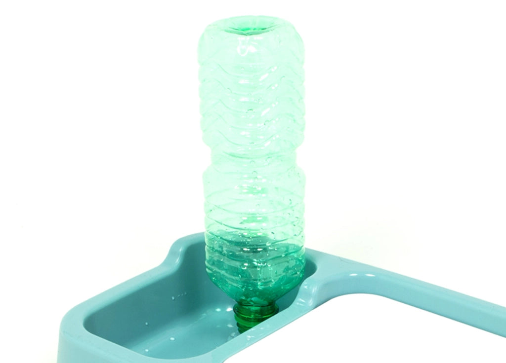 Distributore Cibo/Acqua Per Animali Modello 700087 Colore Azzurro