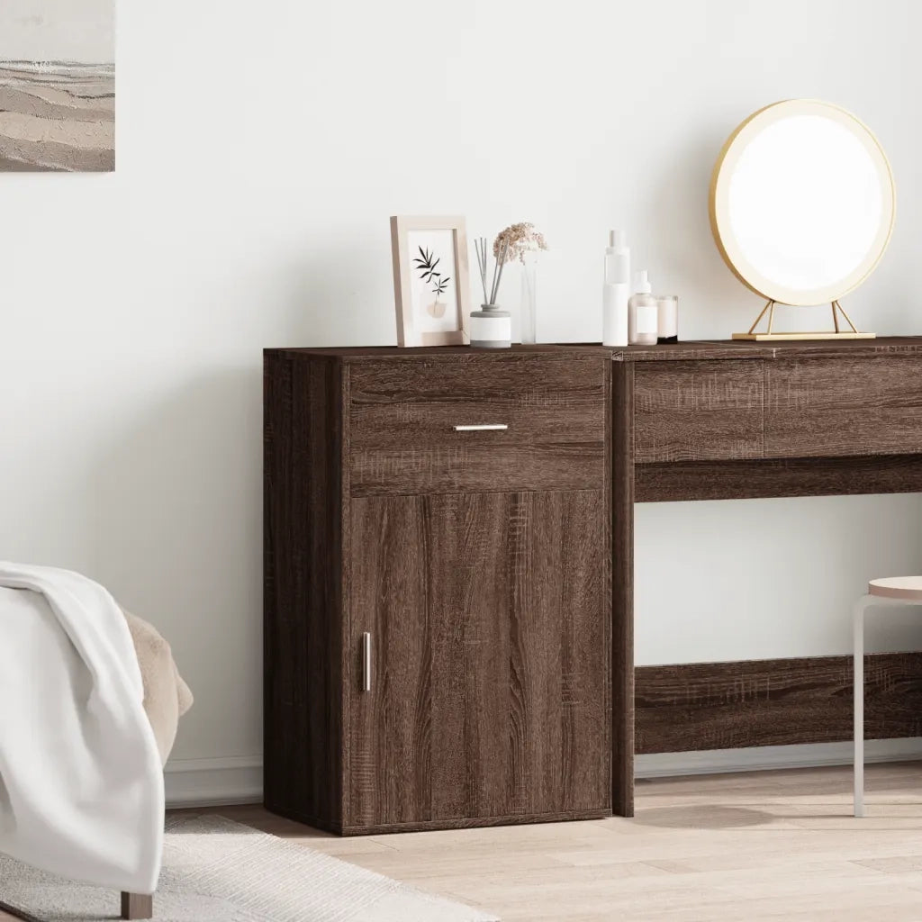 Armadietto Rovere Marrone 56,5x39x90 cm in Legno Multistrato 840715