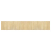 Tappeto del soggiorno | Tappeto Rettangolare Natura Chiaro 70x400 cm in Bamb¨´