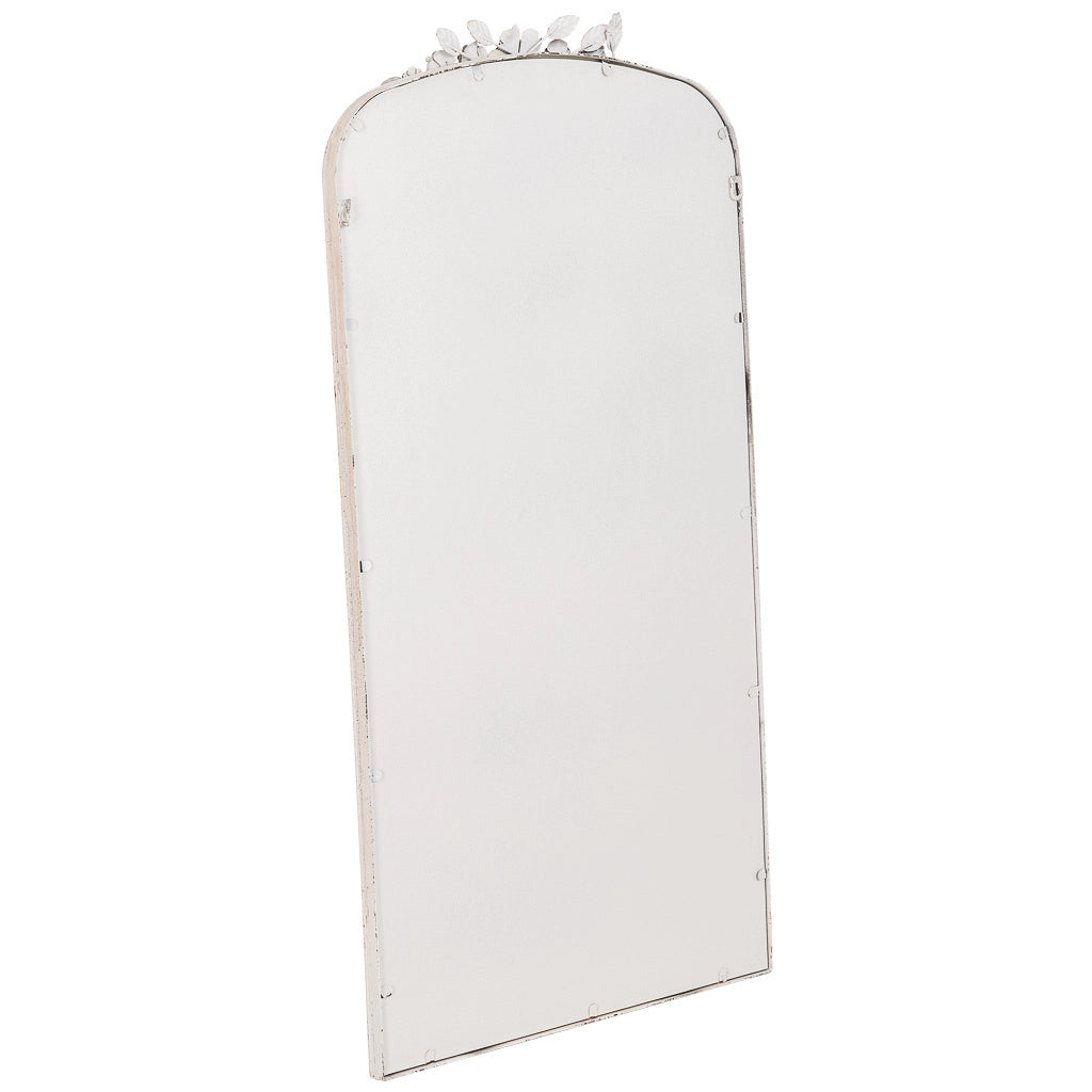 Specchio in legno bianco 61x5x114h cm