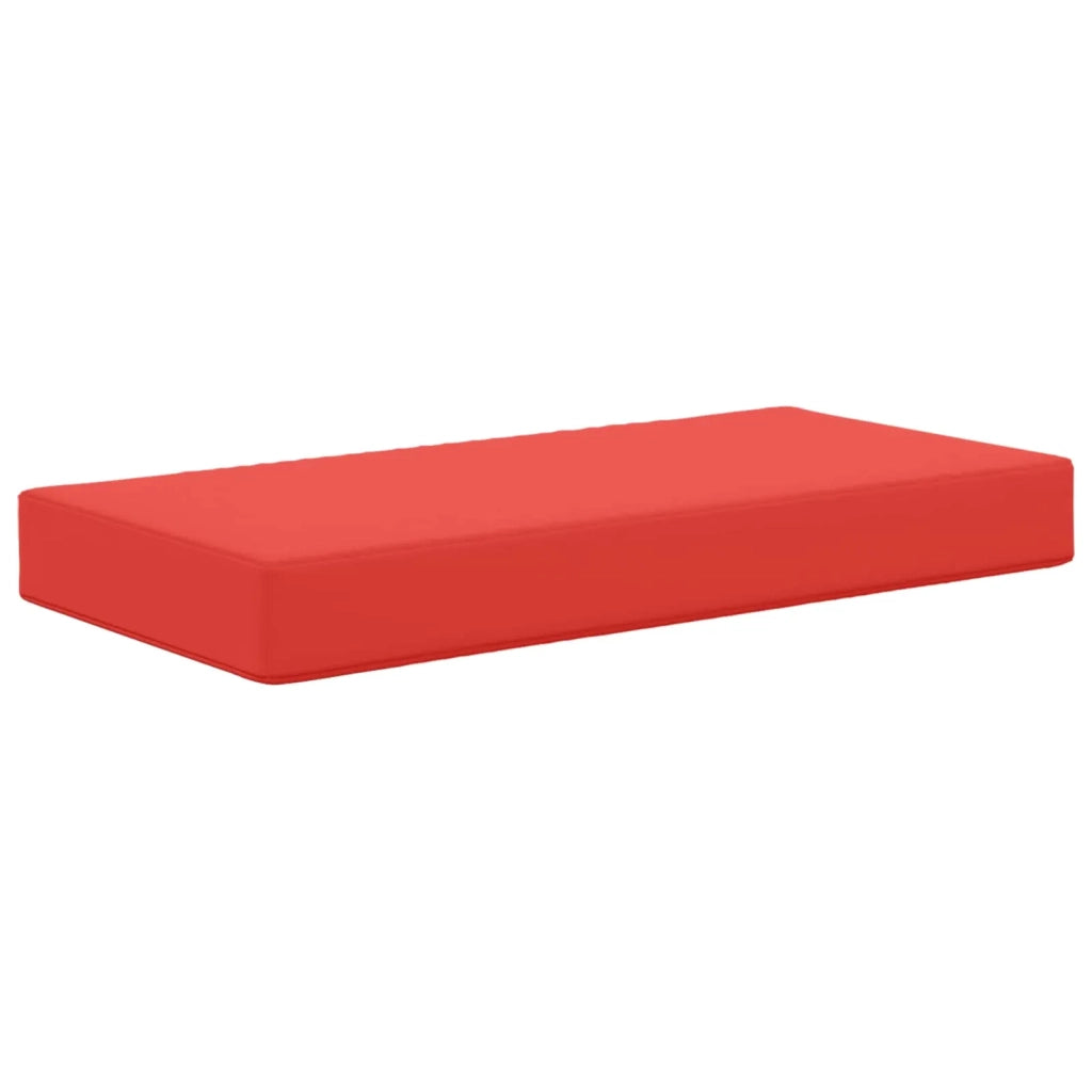 Cuscino da Sedia Esterno Rosso 80 x 40 x 8 cm 100% Poliestere