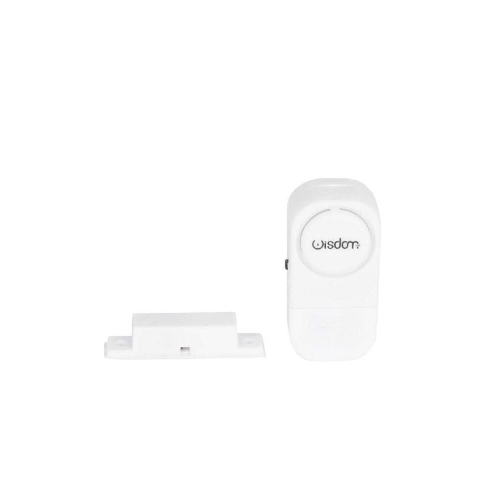 Trade Shop - Sensore Allarme Per Porte Finestre Casa Ufficio Antifurto 90 Db Batteria Xc-1971 -