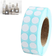 3000 pezzi/set Accessori per diamantopittura con adesivi circolari bianchi punti adesivi acqua-resistenti etichette autoadesive per diamantopittura (rotondi)