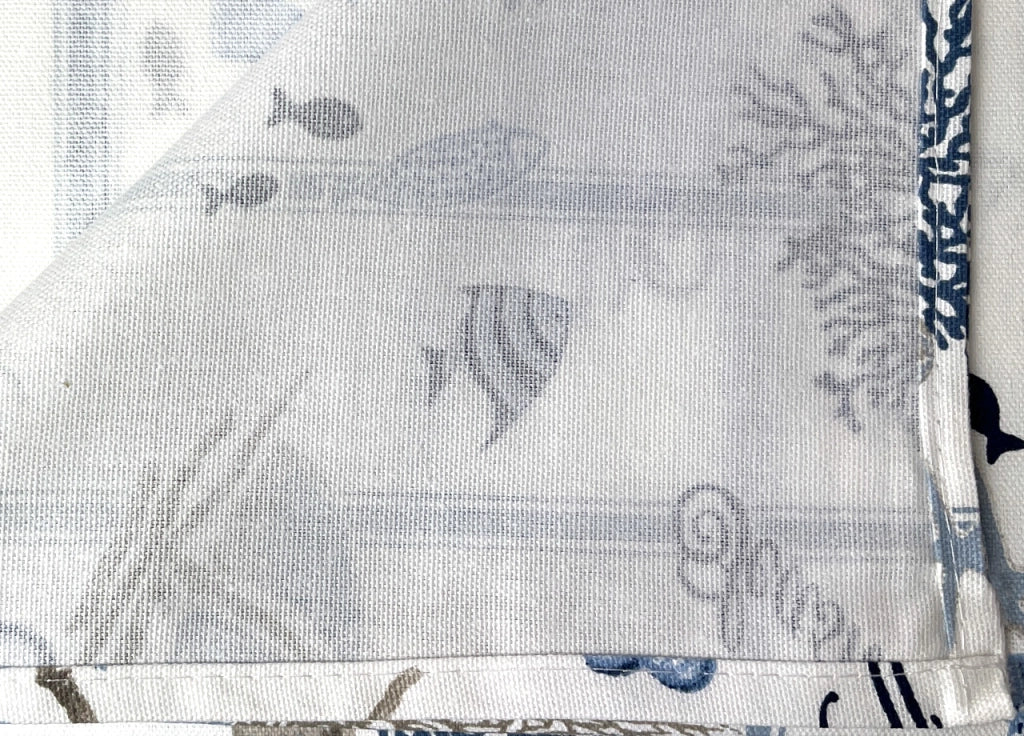 Tovaglia Per Salotto Cucina Tavolo 100% Cotone Made In Italy Mare24 RP - 140x140 - Mare24