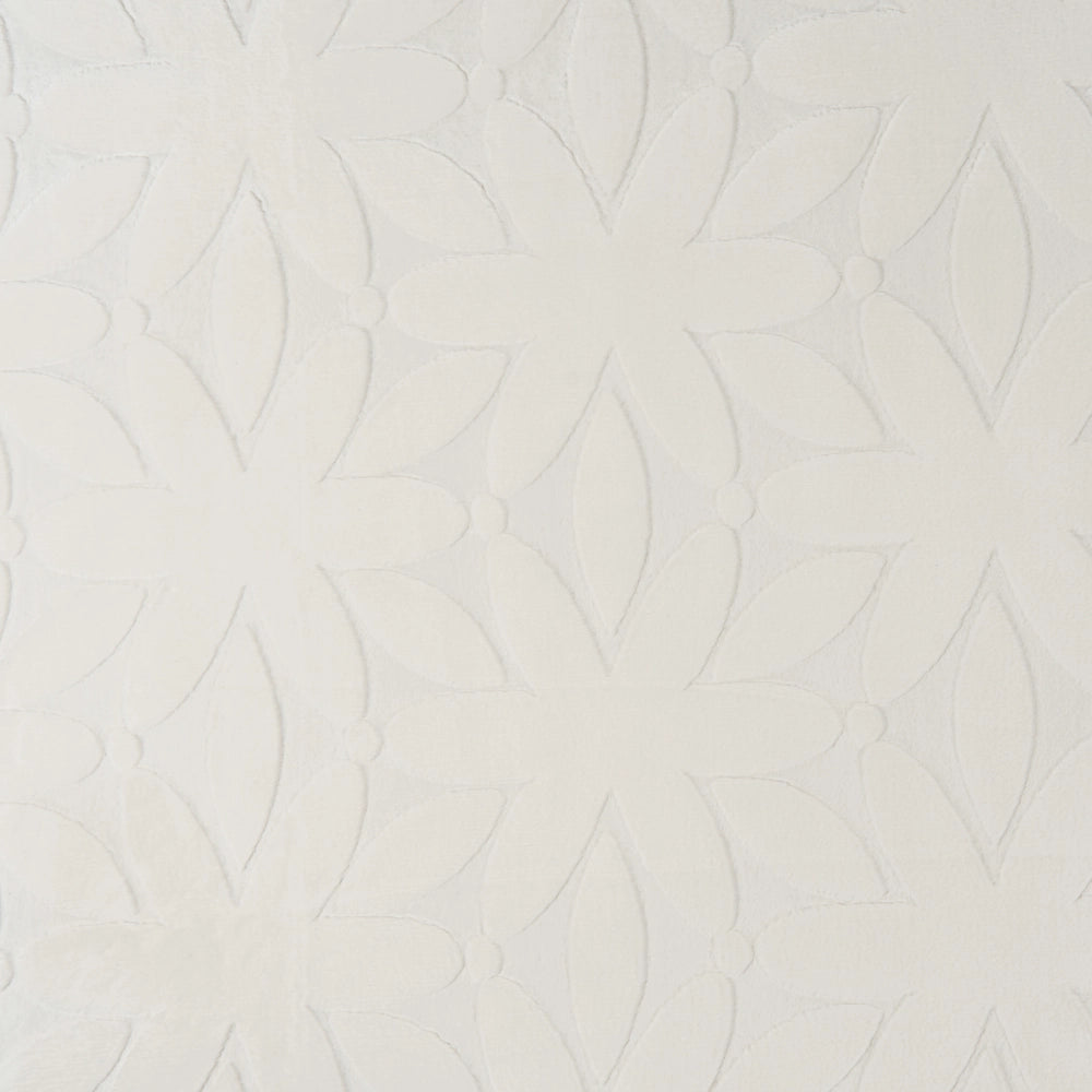 Tappeto in lana forma rettangolare, tuftato a mano 160 x 230 cm bianco sporco design elegante