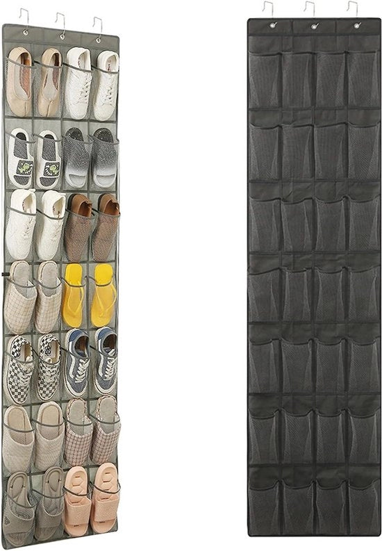 Organizzatore a muro per scarpe - Grigio - Organizzatore multifunzionale per conservare le scarpe