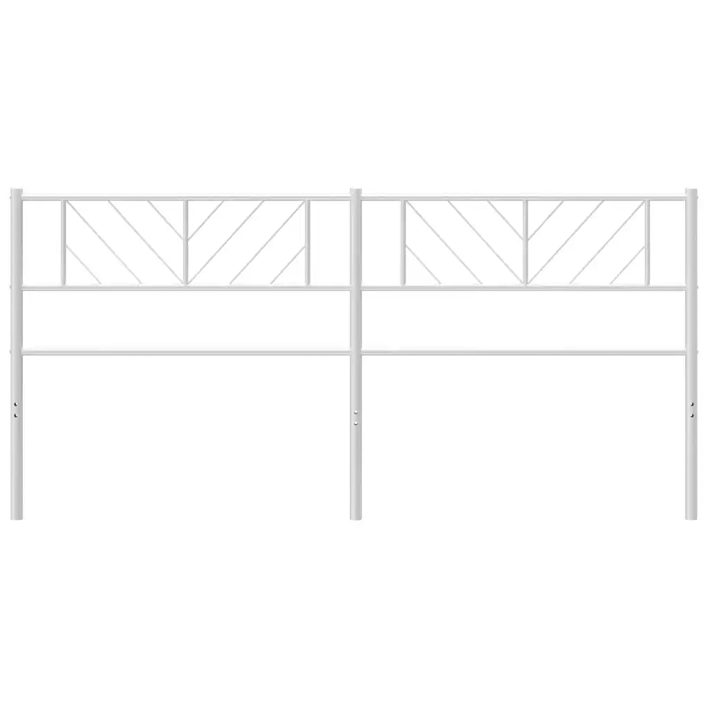 Testiera di Ricambio in Metallo Bianco 200 cm 372266