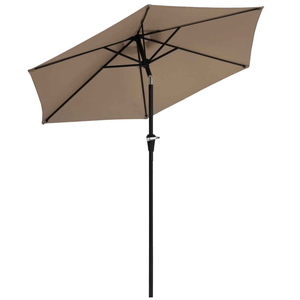 Ombrellone da giardino esagonale inclinabile ¨C zephmum ¨C beige ? 2,3x2,16 m