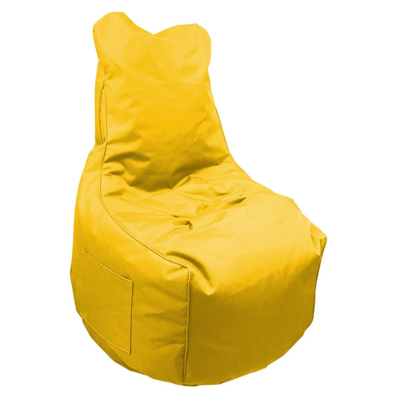 Poltrona Sacco Layla In Nylon +pvc Giallo 65*65*95cm