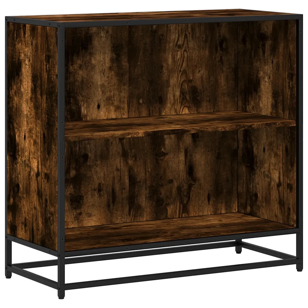 Libreria Rovere Fumo 80,5x35x76 cm in Legno Multistrato 849106