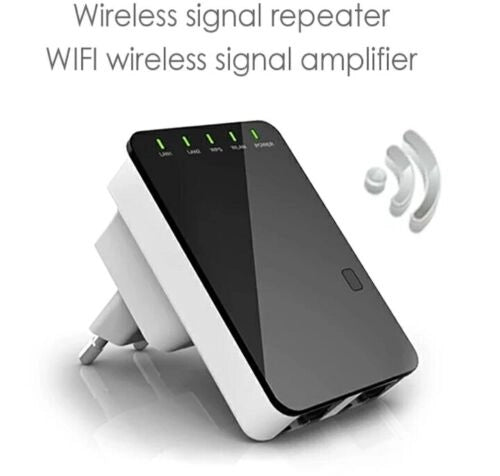 Amplificatore ripetitore Segnale WIFI Wireless N Mini Router Extender 2 LAN 300 Mbp M-699