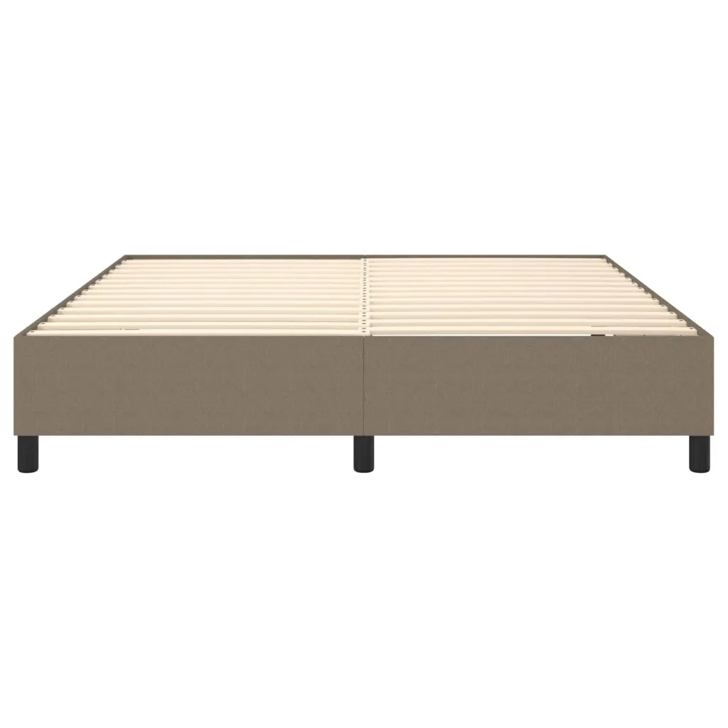 Struttura Letto a Rete a Molle Tortora 160x200 cm in Tessuto 3120874