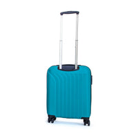 Trolley Valigia Rigido Bagaglio a Mano in ABS 4 TSA Ruote Ravizzoni Cielo Turchese