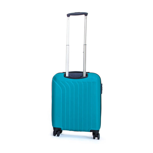 Trolley Valigia Rigido Bagaglio a Mano in ABS 4 TSA Ruote Ravizzoni Cielo Turchese