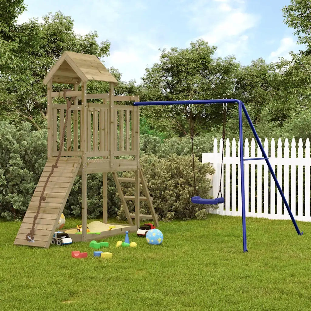 Set da Gioco da Esterno in Legno di Pino Impregnato CFW6032717