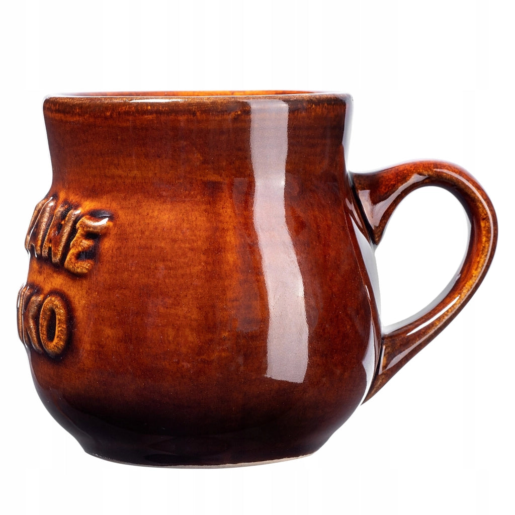 Tazza da vin brulé KADAX da 250 ml in gres con manico, ideale come regalo. Ceramica
