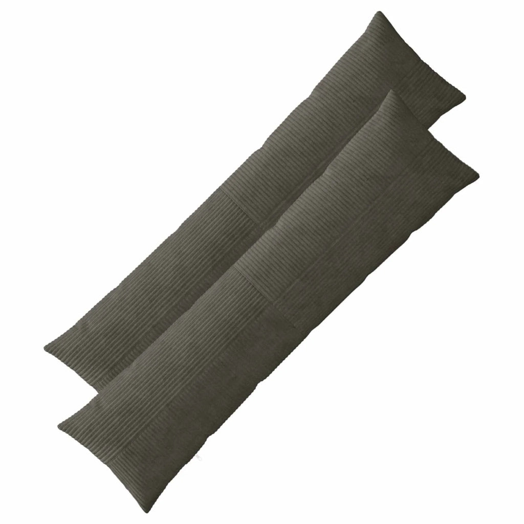 Federa 2 pcs ALMELO Antracite 40 x 145 cm corduroy 914306