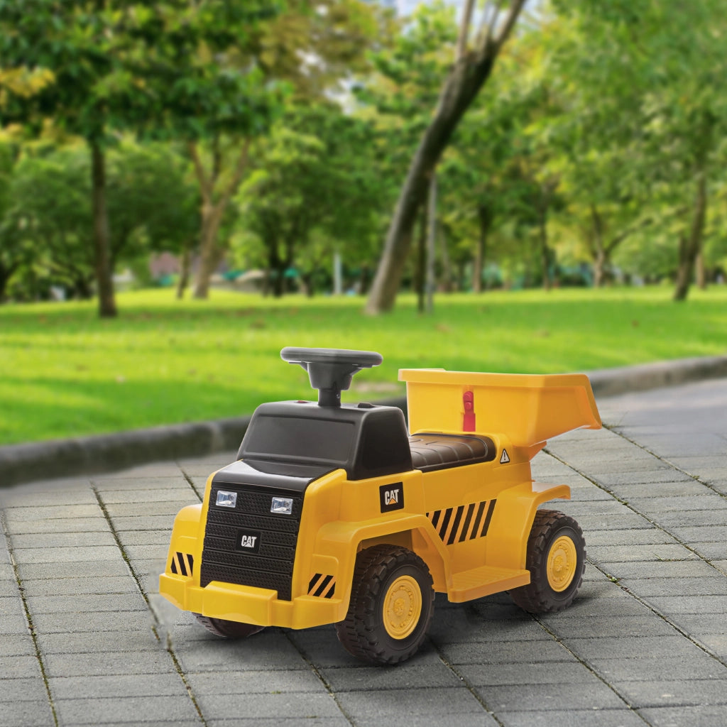 Camion Ribaltabile Elettrico per Bambini ¨C zephmum ¨C Giallo, 74.5x36x43.5 cm