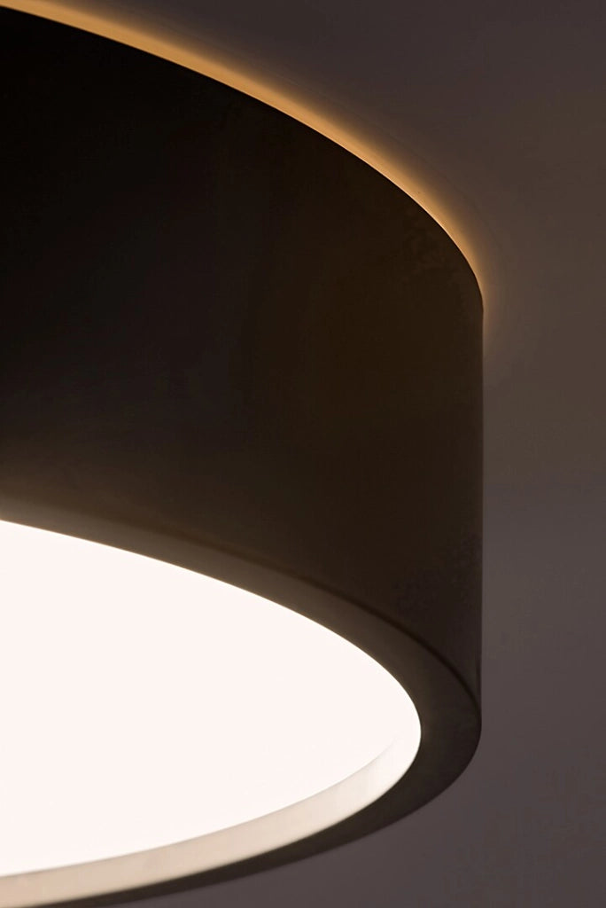 Plafoniera LED Rabalux Larcia 28,5cm 19W nera IP44