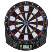Bersaglio Elettronico 6 Freccette con Punta Morbida Display LCD per 8 Giocatori 18 Giochi e 159 Varianti