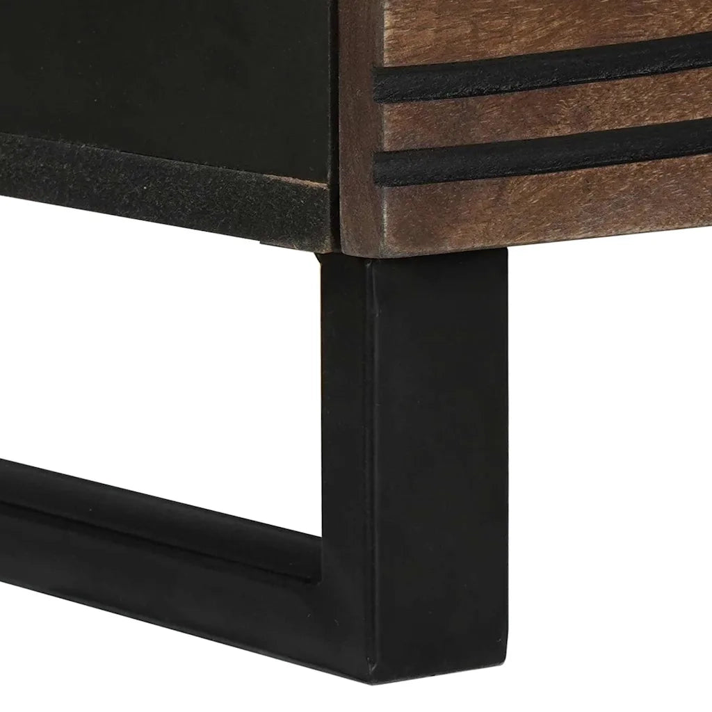 Mobile TV con cassetto-Credenza per TV Noce 100 x 33 x 46 cm Legno multistrato