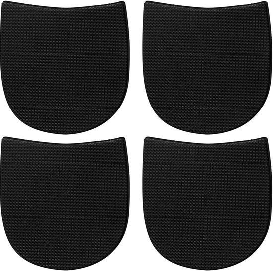 Protezione per i piedi - 4 pezzi - Gomma - Antiscivolo - Protezione per i talloni - Supporti per i talloni - Assorbimento dello shock - Supporto per i talloni