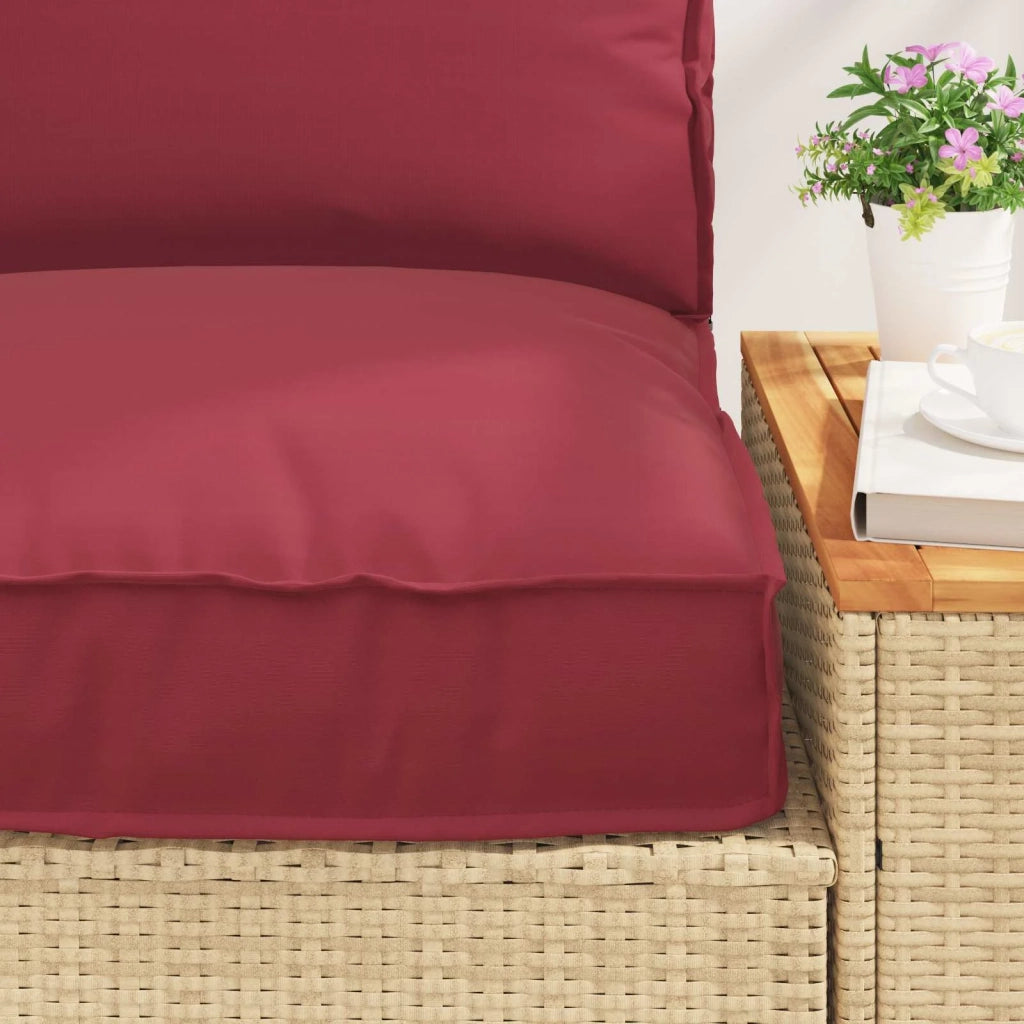 Set di Cuscini per Pallet 2 pcs Crema Tessuto Oxford 3329071