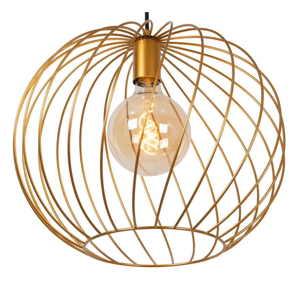 Lampada a sospensione Danza ottone Ø40cm E27 Lucide
