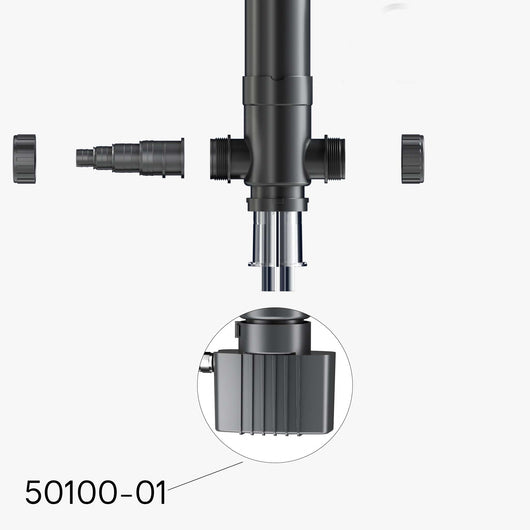 Pezzo di ricambio per chiarificatore per laghetti CUV-155 Set di collegamento versione 2