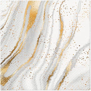 Serviette di carta 3 strati 33x33 cm 20 pezzi Serviette di carta giallo marmo