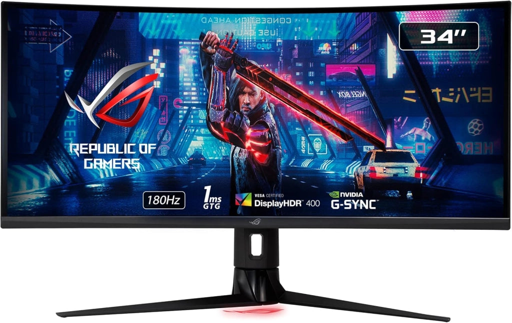ROG Strix XG27ACMG USB Type-C Monitor Gaming da 27” pollici 2560x1440, 270Hz OC, 1ms (GTG), Fast IPS, Extreme Low Motion Blur Sync, USB Type-C, G-Sync, DisplayWidget Center, HDR, Aura Sync, Nero