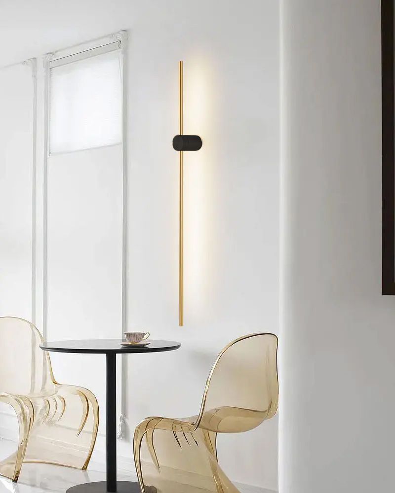 Applique Da Parete Led Lhj062-w Black Gold