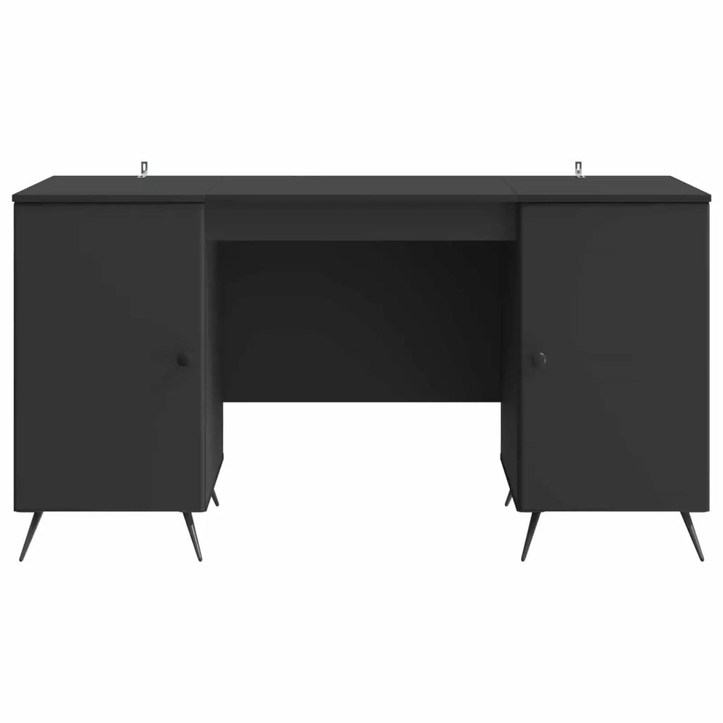 Scrivania Nero 142,5 x 50 x 75 cm Legno ingegnerizzato 3414631