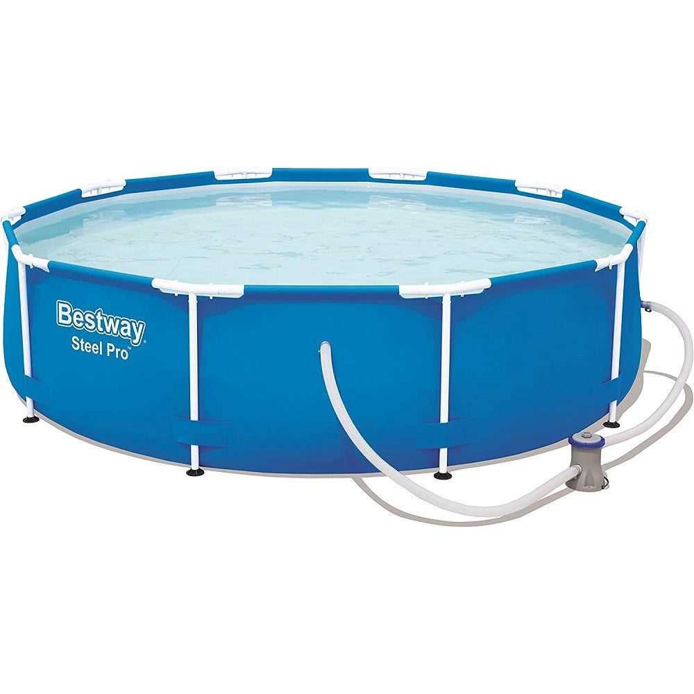 Trade Shop - Piscina Fuori Terra Steel Pro 305x76cm Set Rotonda Con Pompa Di Filtraggio 56679 -