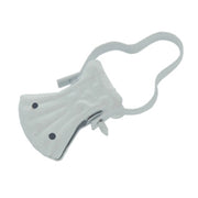 SC PINZA P/TENDE C/ARCO LACCATO BIANCO 10 PZ