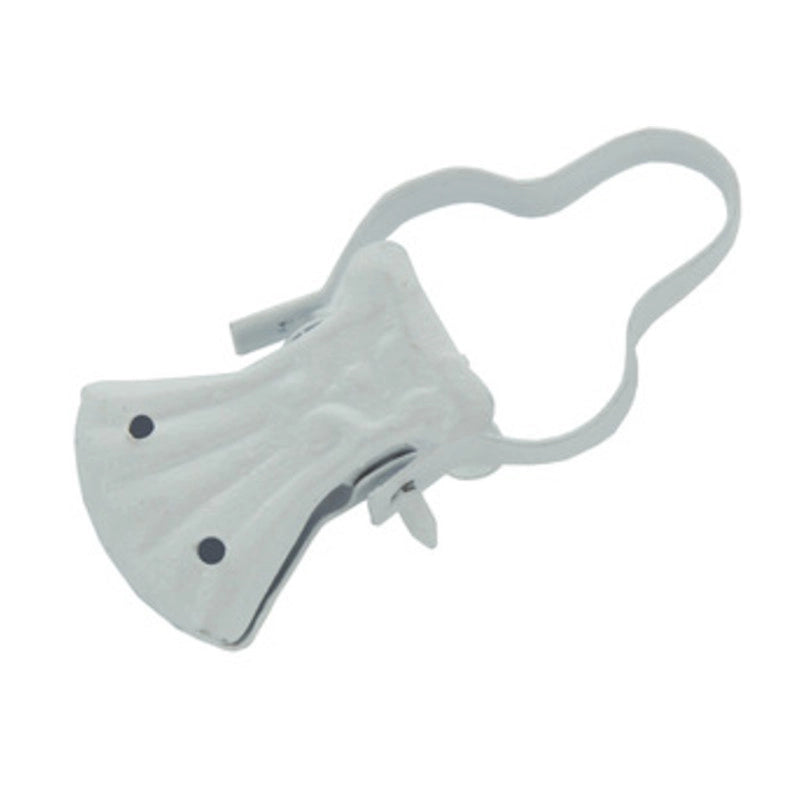SC PINZA P/TENDE C/ARCO LACCATO BIANCO 10 PZ