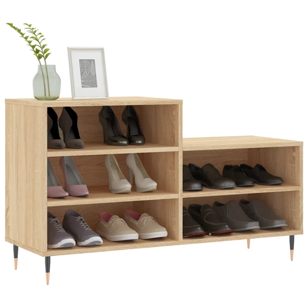 Scarpiera | Mobile per scarpe Rovere Sonoma 102x36x60 cm in Legno Multistrato