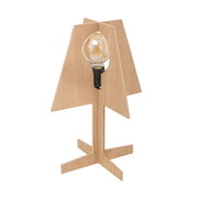 Lampada da tavolo in rovere chiaro E27 40W Zuma Line