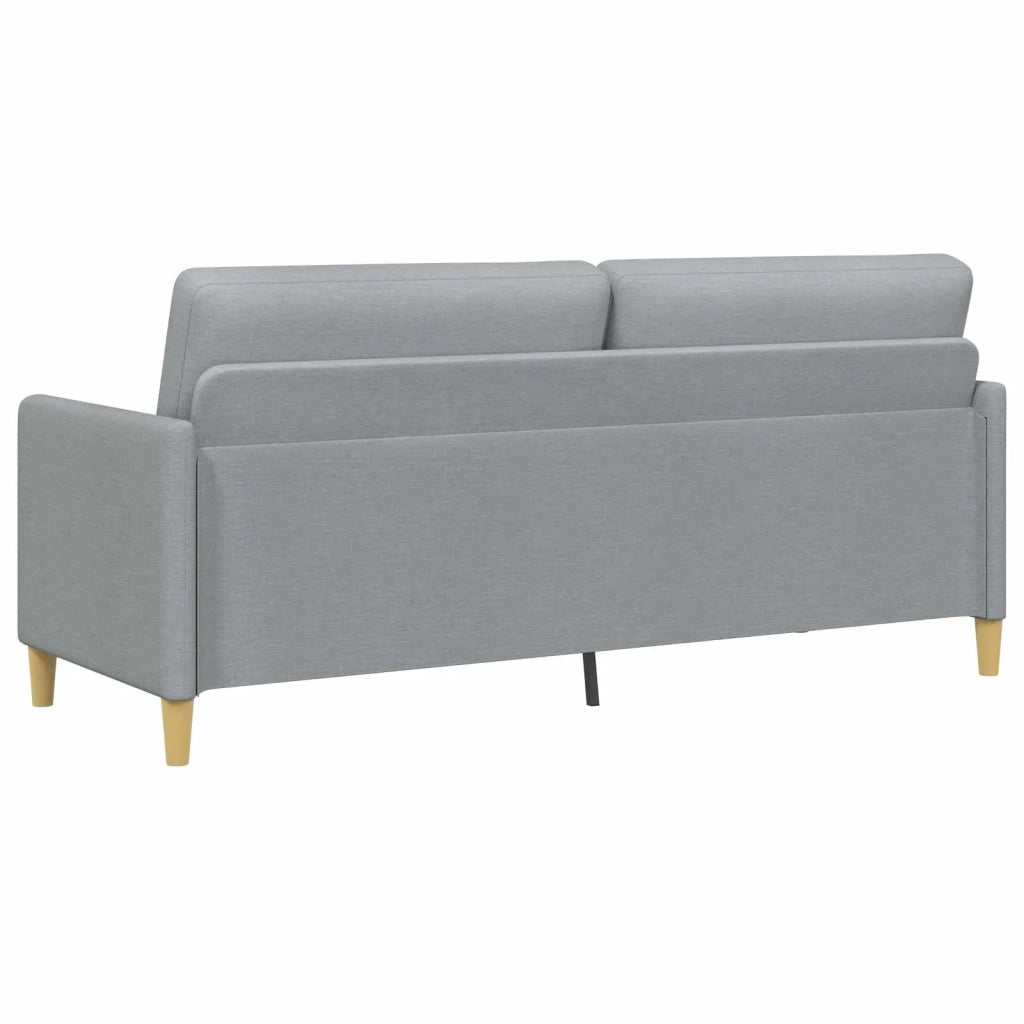 Divano con Storage Grigio Chiaro 192 x 78 x 87 cm Poliestere 42036975
