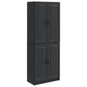 Set di armadi 2 pcs Nero Legno ingegnerizzato 3416944