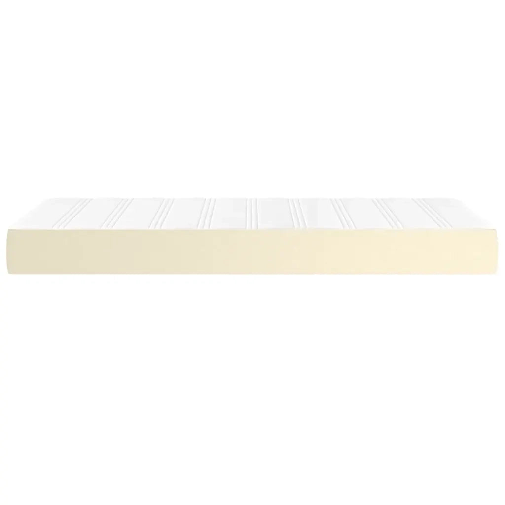 Materasso a Molle Insacchettate Crema 90x190x20cm in Similpelle