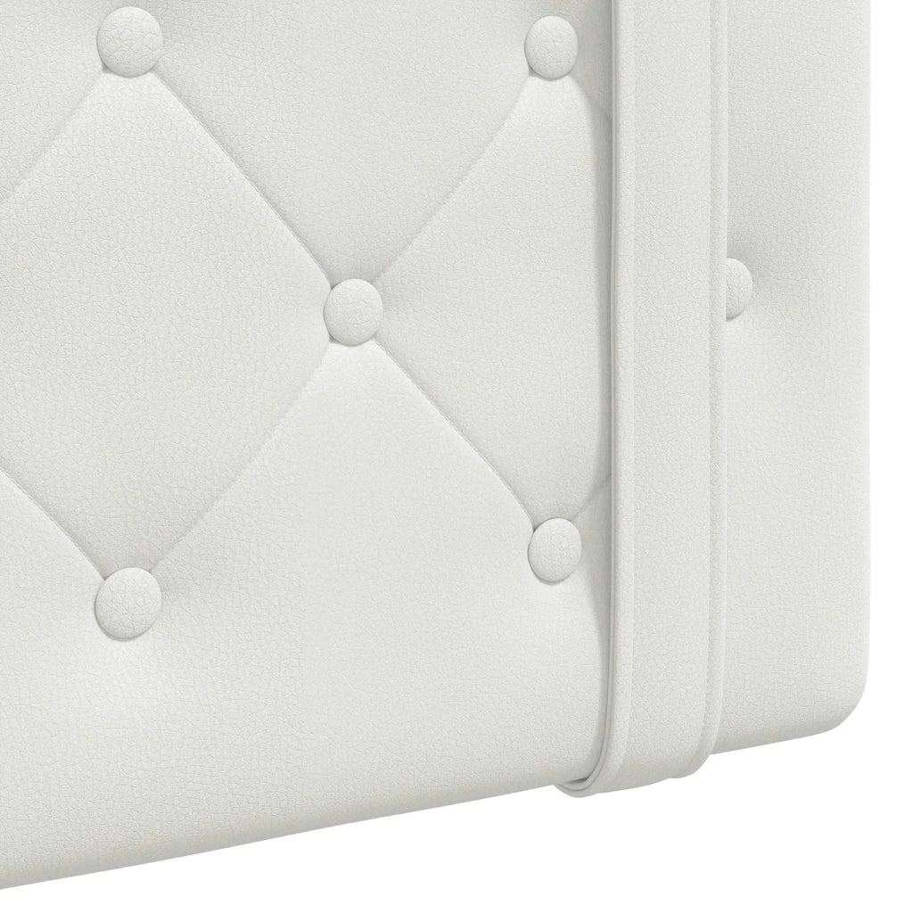 Testiera | Testata sospesa Con luce LED Bianco Similpelle