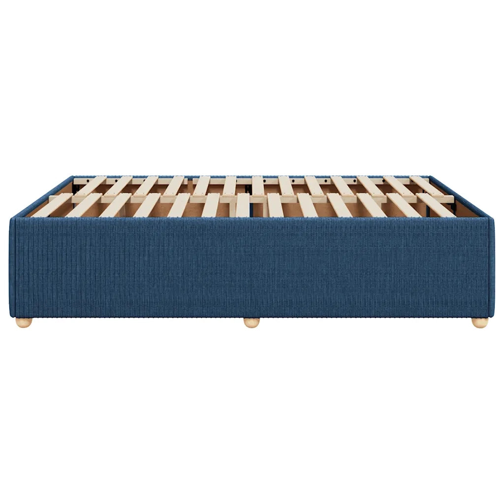 Giroletto senza Materasso Blu 140x200 cm in Tessuto 3284948