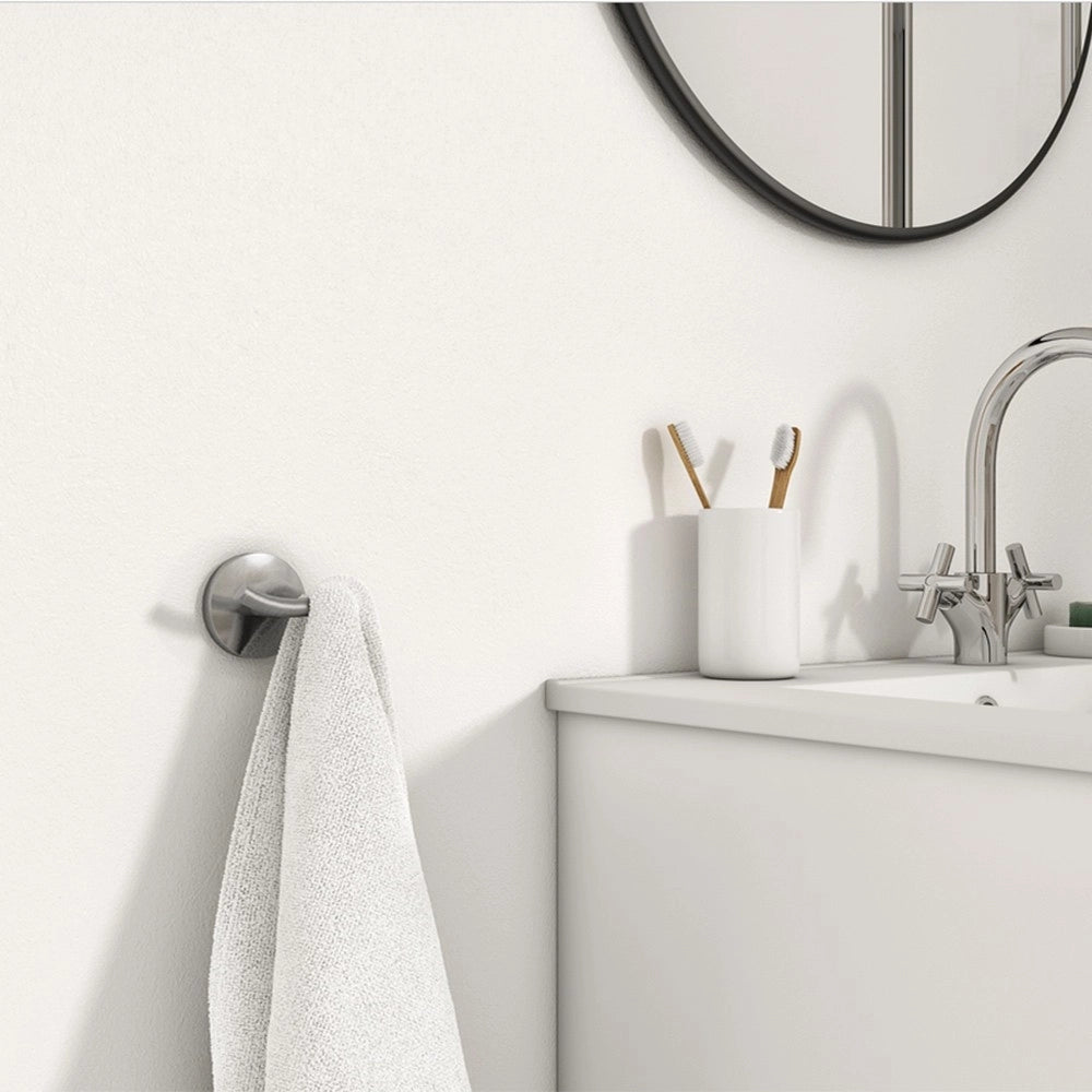 Trade Shop - Appendino Gancio Per Accappatoio Asciugamani Acciaio Satinato Accessori Bagno 87904 -