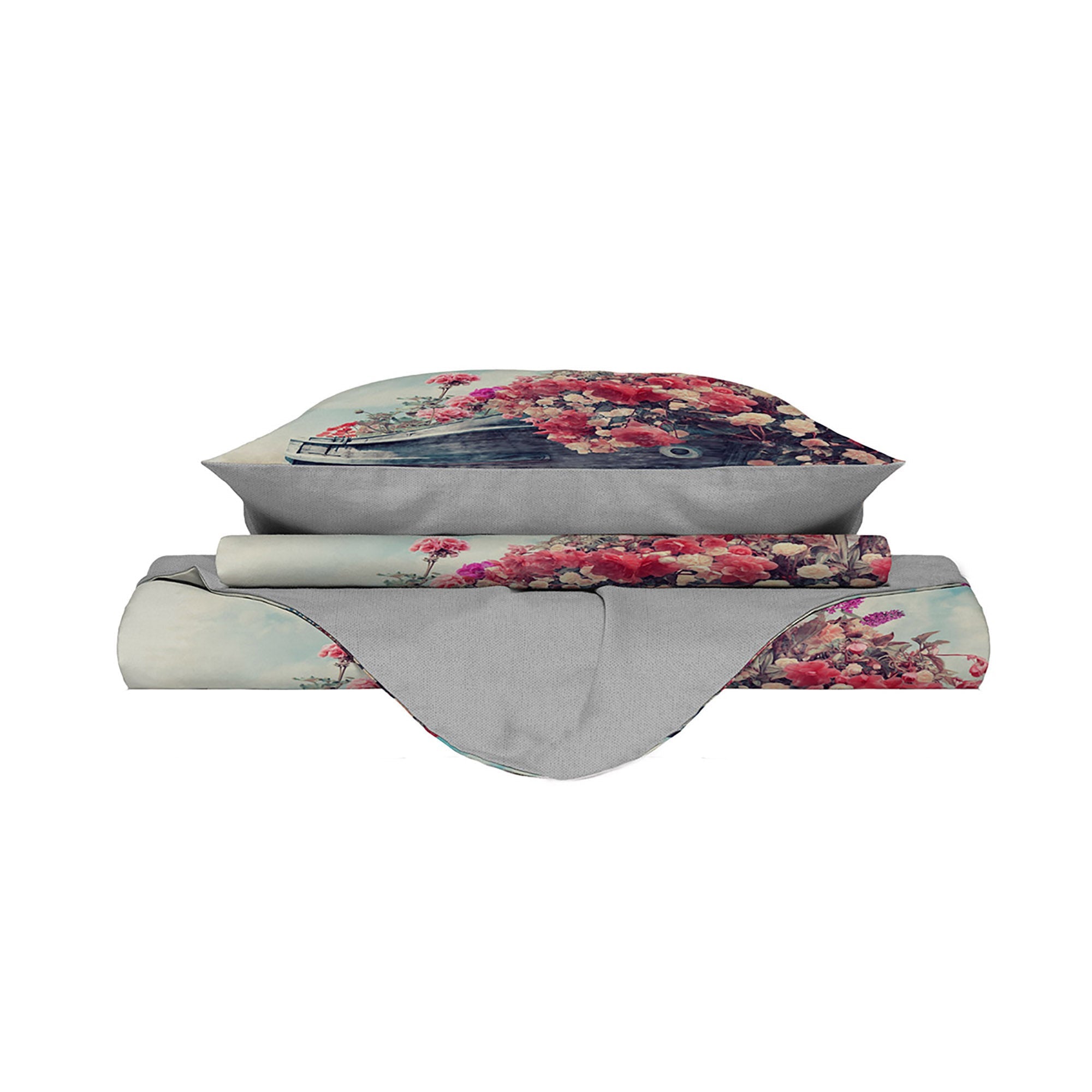 Copripiumino con stampa sul Sacco e Federe Matrimoniale