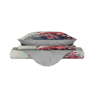 Copripiumino con stampa sul Sacco e Federe Matrimoniale